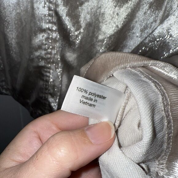 Lane Bryant Women’s Lurex Boatneck Swing Top Shimmer Size 24 NWT - Picture 5 of 5